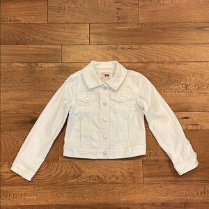 SO Girls White Jean Jacket - Size M (8)
